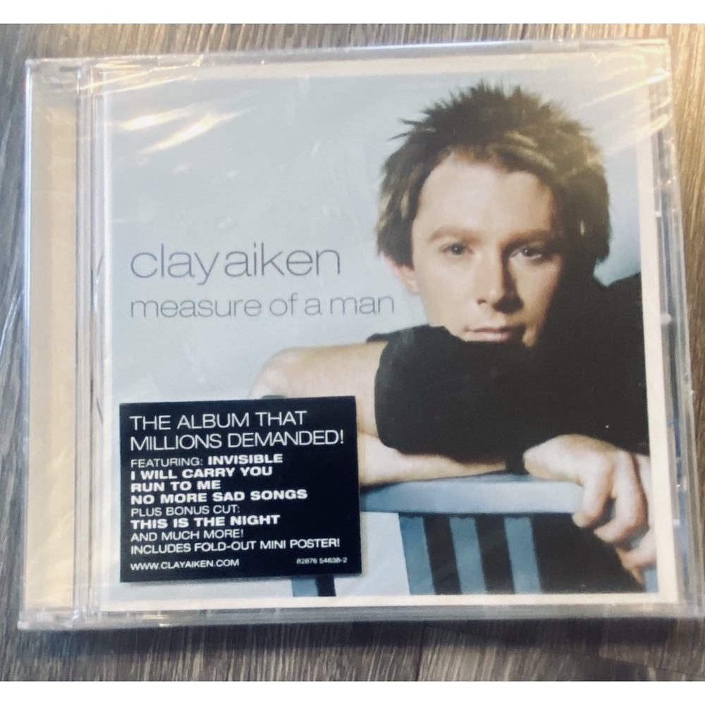 CLAY AIKEN -‎ MEASURE OF A MAN CD Album Millions Demanded New/SEALED Brand NEW